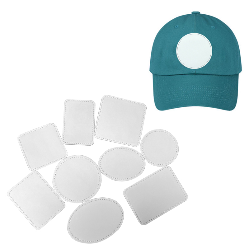 3' Round Sublimation Leatherette Patches na may Adhesive