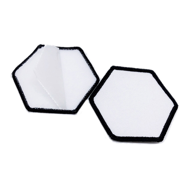 3' x 3' Square Sublimation Leatherette Patches na may Malagkit