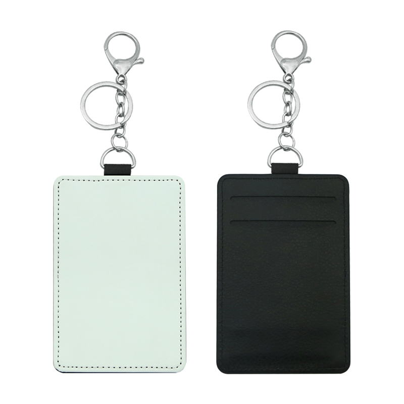 Sublimation Leatherette Bus Card Holder na may 2 slots