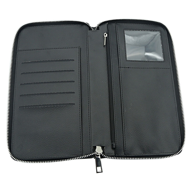 Sublimation Leatherette Passport Holder na may Zipper at Inner PU Leather Sublimation Leatherette Passport Holder na may Zipper at Inner PU Leather