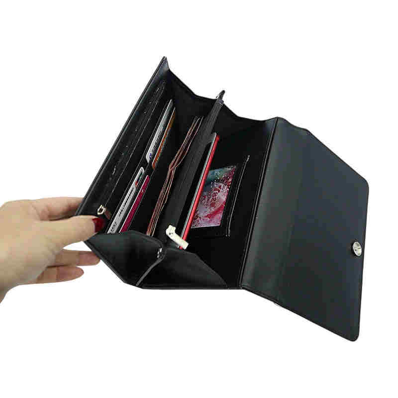Sublimation Leatherette Malaking Shoulder Bag na may 2 pares na Magnetics 