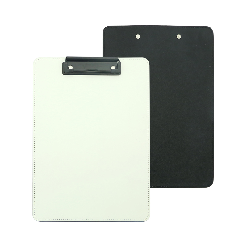 Sublimation PU Leather Clipboard na may Metal Clip - A5