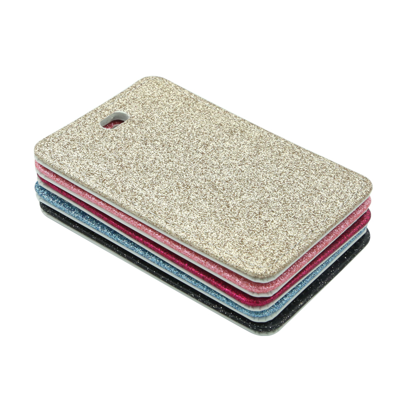 Sublimation Glitter Leather Luggage Tag-Single Side Printable