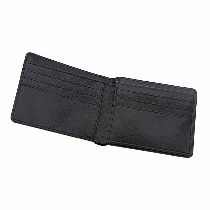 Men's Sublimation Leatherette Bifold Wallet na may Card Holder