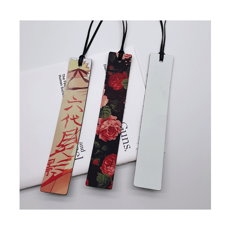 Sublimation PU Leather Bookmark