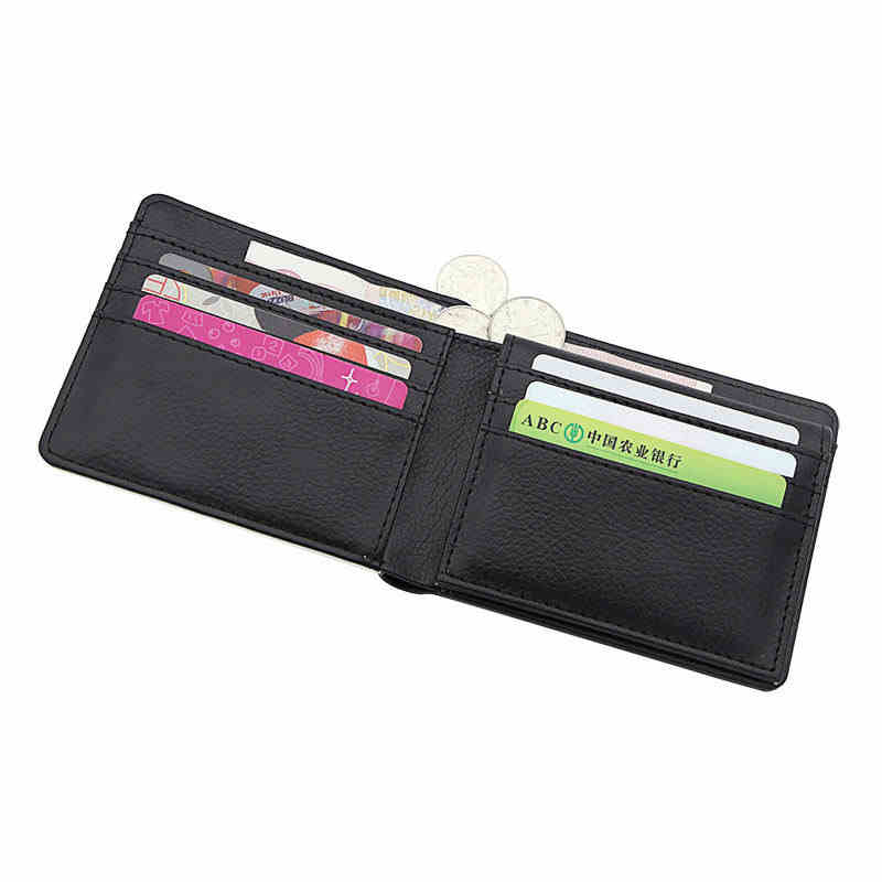 Men's Sublimation Leatherette Bifold Wallet na may Card Holder
