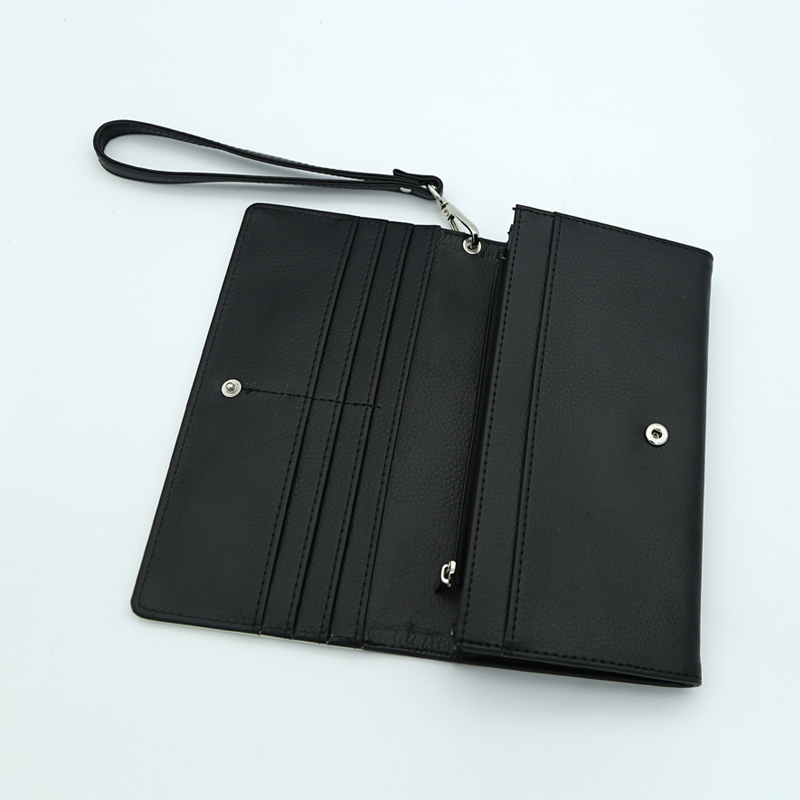 Sublimation Leatherette Wallets na may Wrist Strap - Bago
