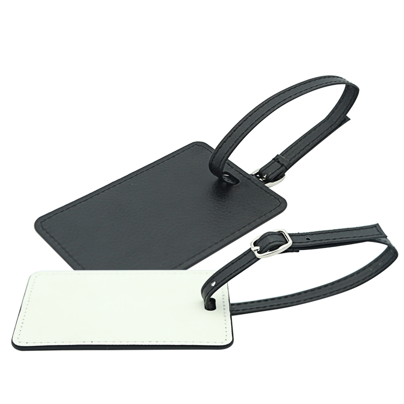 Sublimation PU Leather Luggage Tag-Single Side Printable