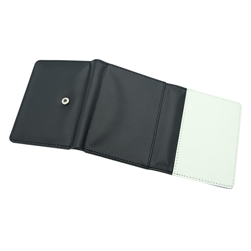 Sublimation Leatherette Wallet na may panloob na PU Leather - Maliit
