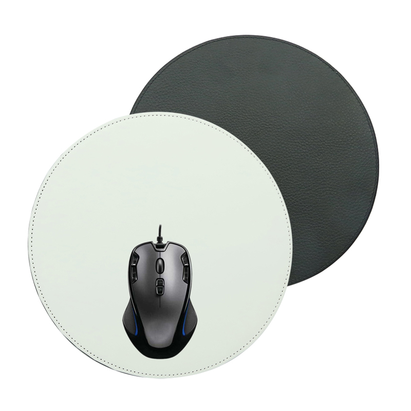 Sublimation Pu Leather Mouse Pad - Bilog