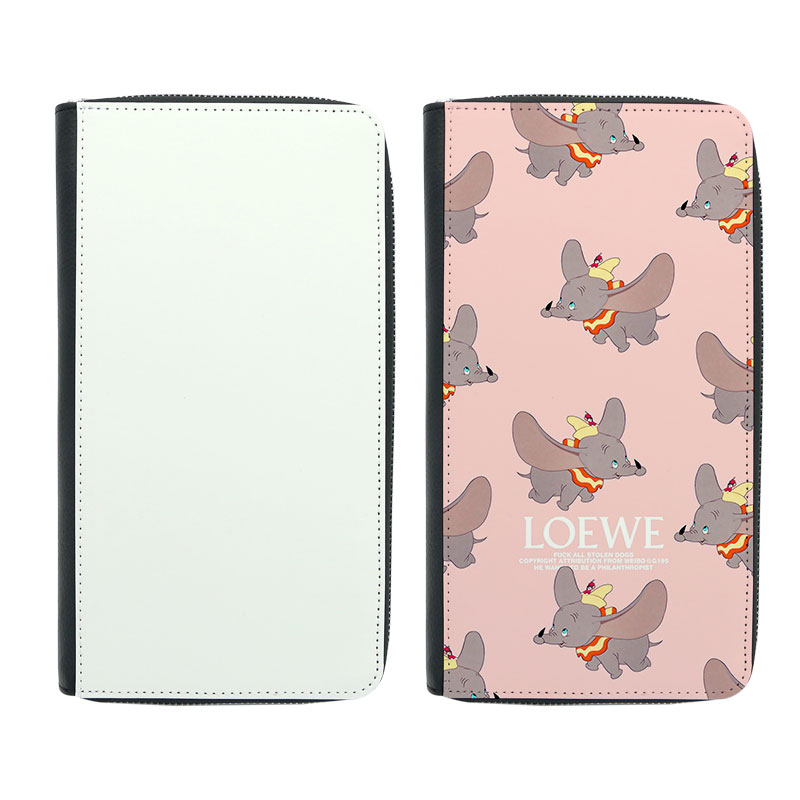 Sublimation Leatherette Passport Holder na may Zipper at Inner PU Leather Sublimation Leatherette Passport Holder na may Zipper at Inner PU Leather