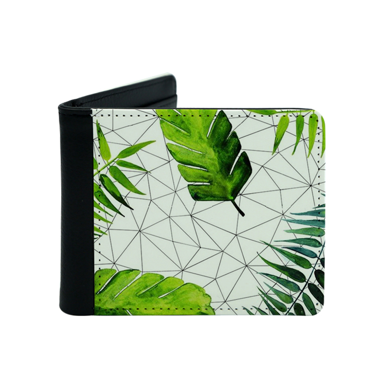 Men's Sublimation Leatherette Bifold Wallet na may Dalawang Gilid na Printing Men's Sublimation Leatherette Bifold Wallet na may Dalawang Gilid na Printing