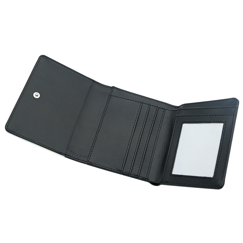 Sublimation Leatherette Wallet na may panloob na PU Leather - Maliit