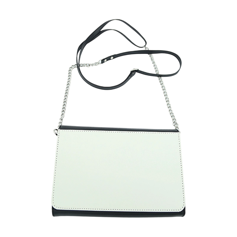 Sublimation Leatherette Malaking Shoulder Bag na may 2 pares na Magnetics 