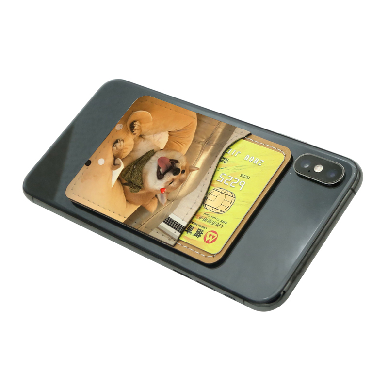 Sublimation Leatherette Phone Card Holder