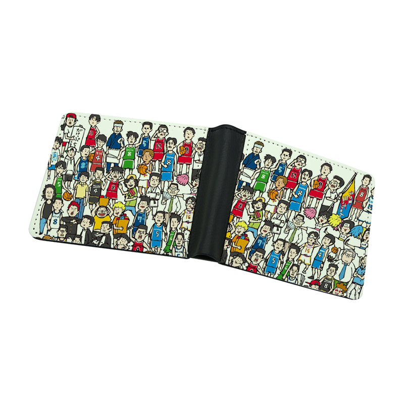 Men's Sublimation Leatherette Bifold Wallet na may Dalawang Gilid na Printing Men's Sublimation Leatherette Bifold Wallet na may Dalawang Gilid na Printing