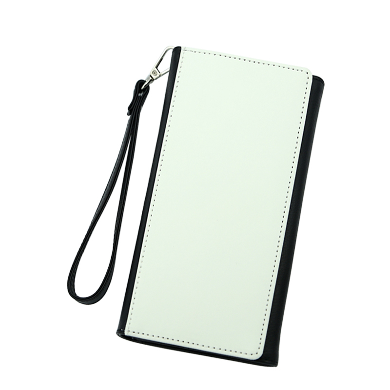 Sublimation Leatherette Wallets na may Wrist Strap - Bago