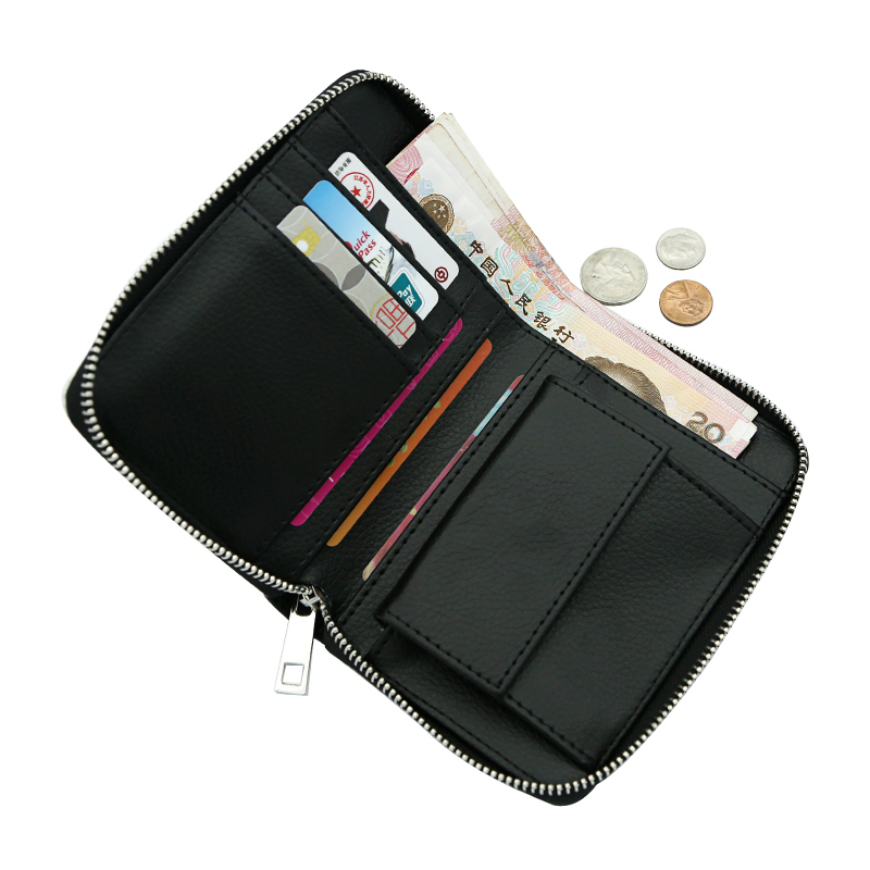 Sublimation Leatherette Zipper Wallets - Gitna Sublimation Leatherette Zipper Wallets - Gitna
