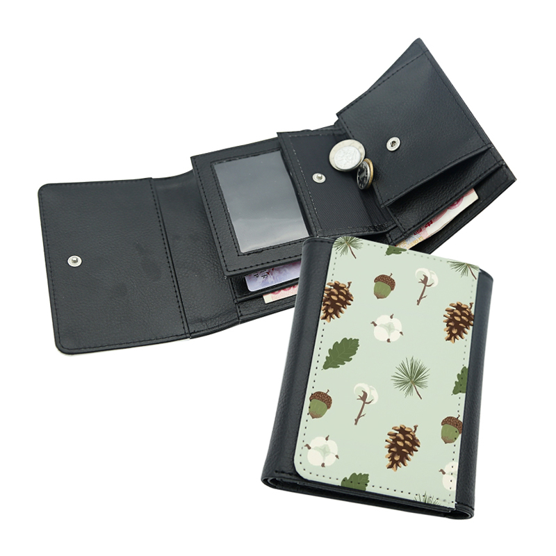 Sublimation Leatherette Wallet na may Inner PU Leather - Gitna Sublimation Leatherette Wallet na may Inner PU Leather - Gitna