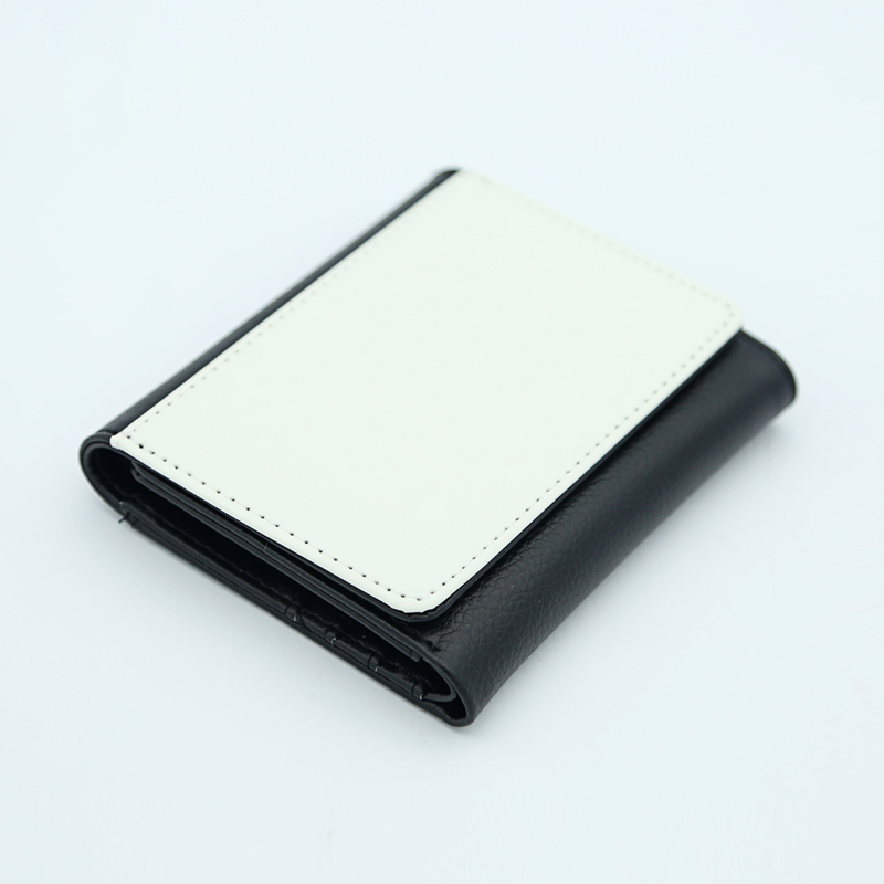 Sublimation Leatherette Wallet na may panloob na PU Leather - Maliit