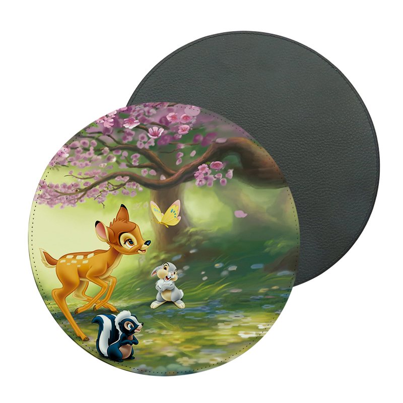 Sublimation Pu Leather Mouse Pad - Bilog