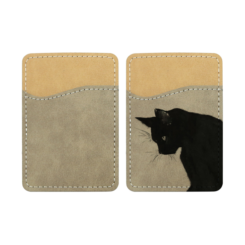 Sublimation Leatherette Phone Card Holder