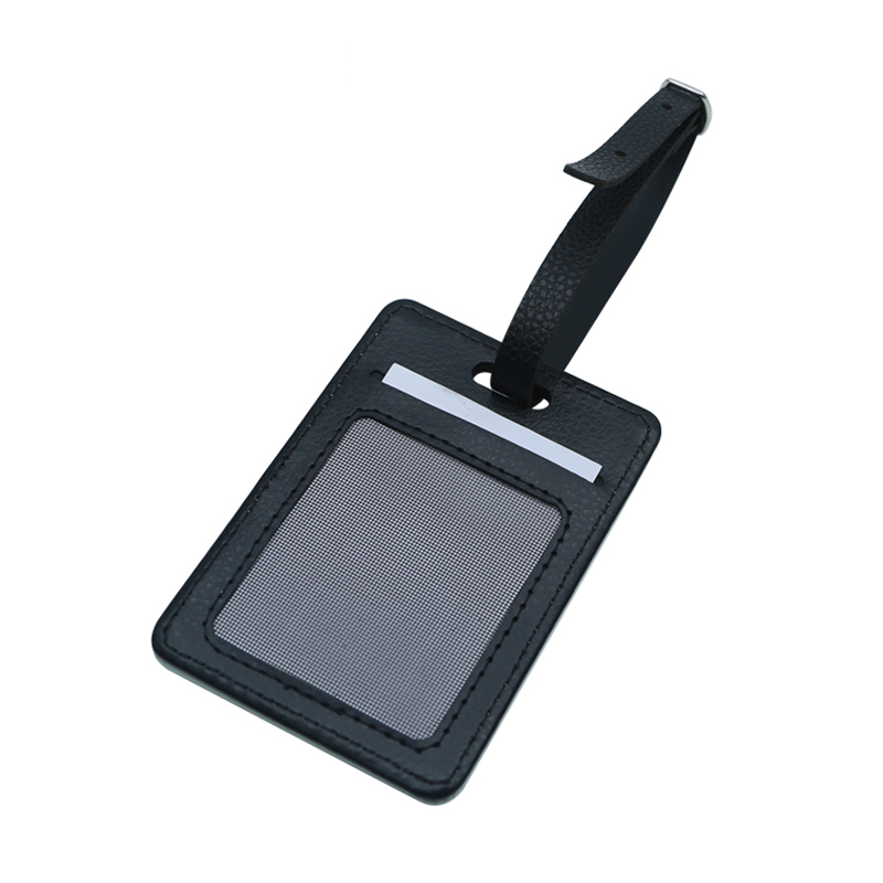 Sublimation PU Leather Luggage Tag-Single Side Printable