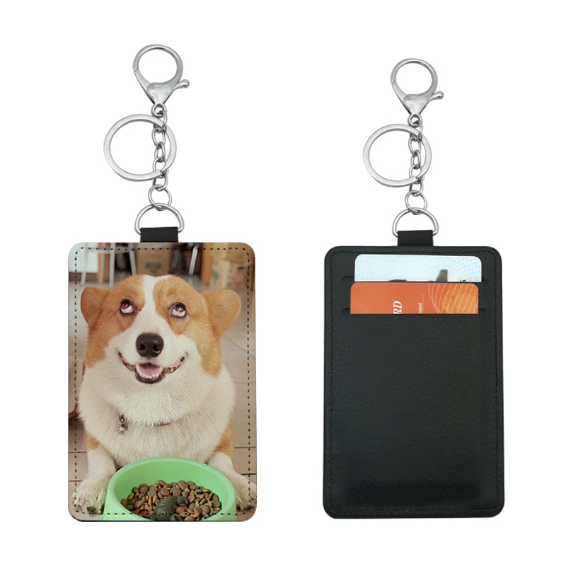 Sublimation Leatherette Bus Card Holder na may 2 slots Sublimation Leatherette Bus Card Holder na may 2 slots