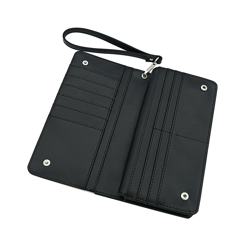 Sublimation Leatherette Wallets na may Wrist Strap - Classic