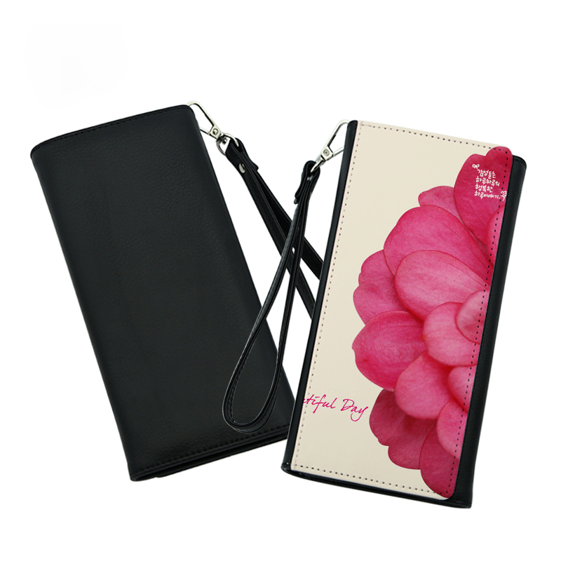 Sublimation Leatherette Wallets na may Wrist Strap - Bago