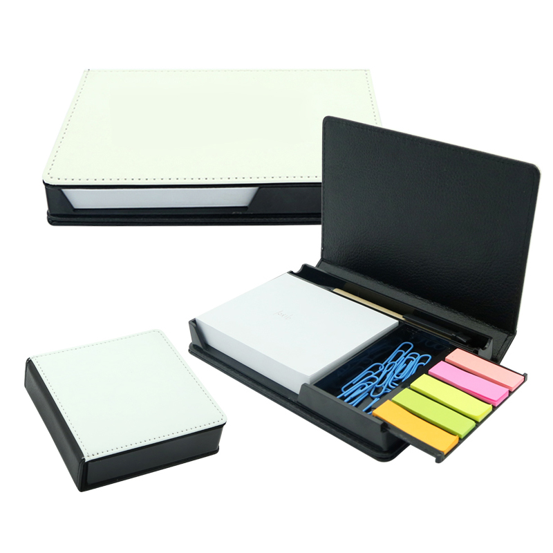 Sublimation Leatherette Sticky Notes Box - Parihaba