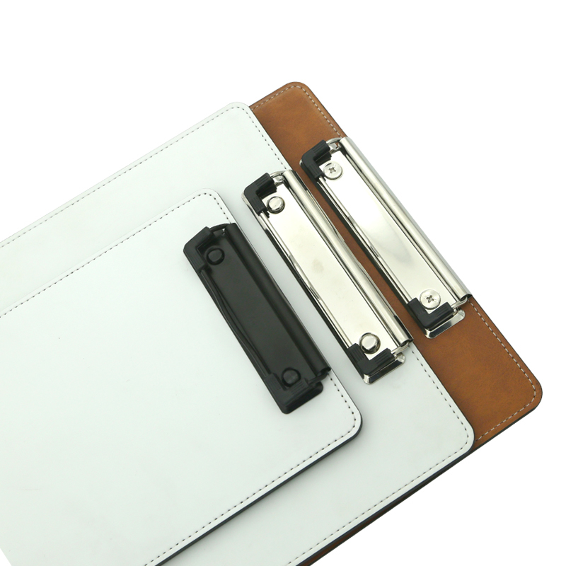 Sublimation PU Leather Clipboard na may Metal Clip - A5