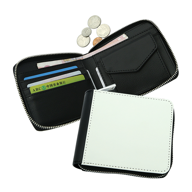 Sublimation Leatherette Zipper Wallets - Maliit Sublimation Leatherette Zipper Wallets - Maliit