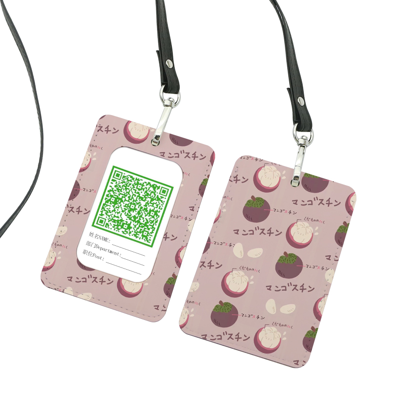 Sublimation Leatherette ID Badge Holder - Straight Sublimation Leatherette ID Badge Holder - Straight