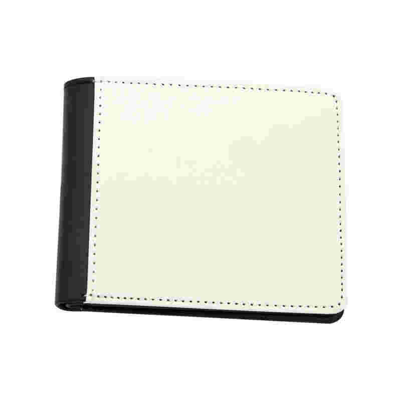 Men's Sublimation Leatherette Bifold Wallet na may Coin Pocket