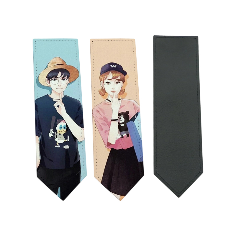 Sublimation PU Leather Bookmark