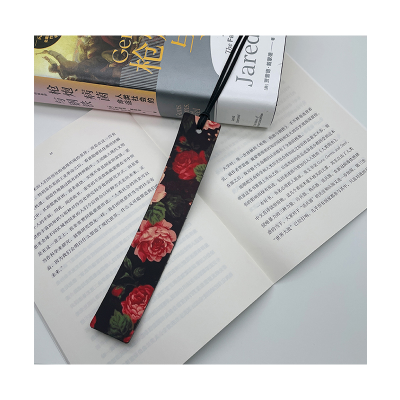 Sublimation PU Leather Bookmark