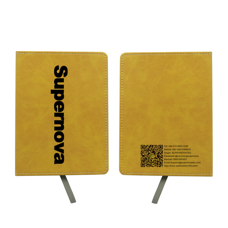 Sublimation Color Leather Notebook - A6 Size