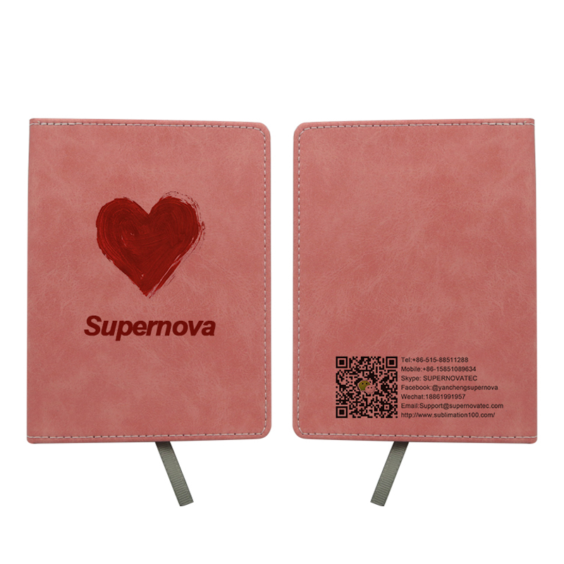 Sublimation Color Leather Notebook - A6 Size
