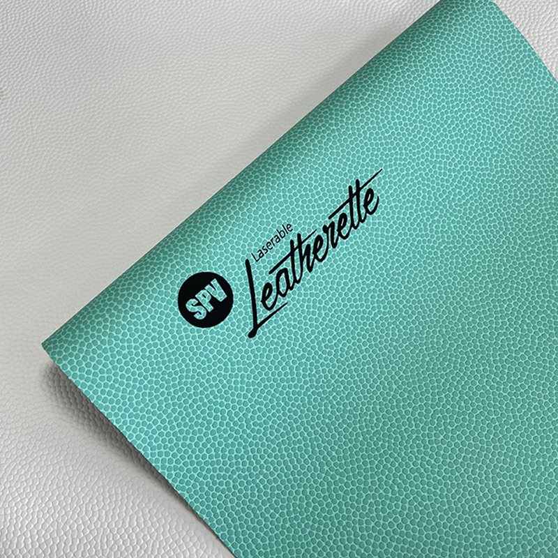 Basketbol texture laserable leatherette sheet na may pandikit/walang pandikit