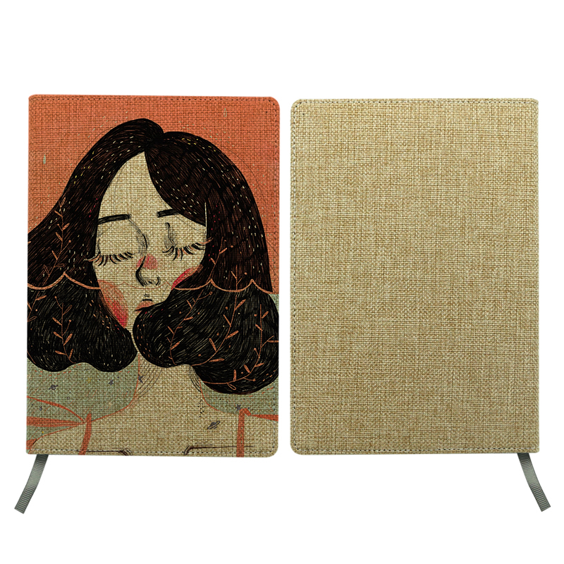 Sublimation Jute Changeable Notebook - A6 Size Sublimation Jute Changeable Notebook - A6 Size