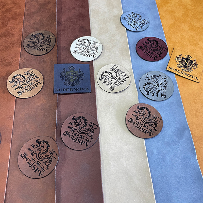 Matte vintage laserable leatherette sheet na may pandikit/walang pandikit